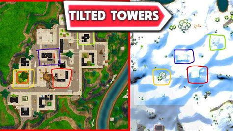 Fortnite Chapter 3 NEW Tilted Towers Location On Map LEAKED YouTube