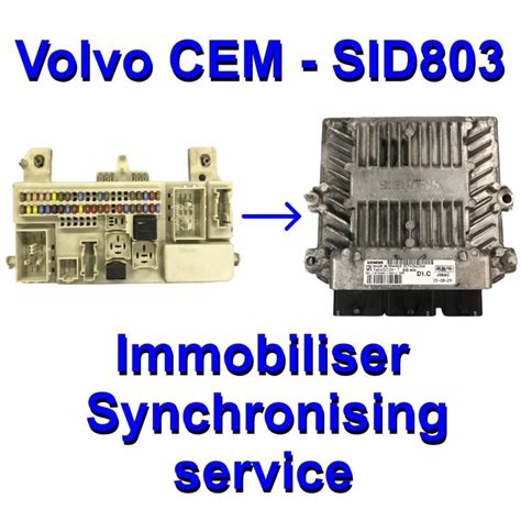 Volvo S40 V40 V50 C30 Body Control Module CEM Module SID803