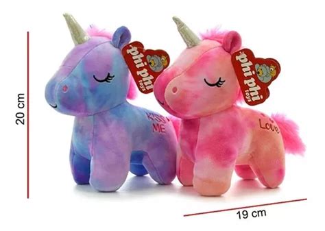 Peluche Unicornio Parado 20 Cm Original Phi Phi Toys