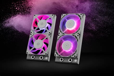 EK Loop Fan FPT 120 D RGB White 550 2300rpm