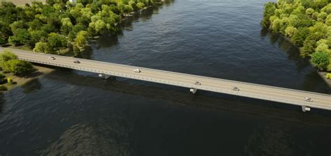 Projet De Construction D Un Nouveau Pont Au Dessus De La Rivi Re