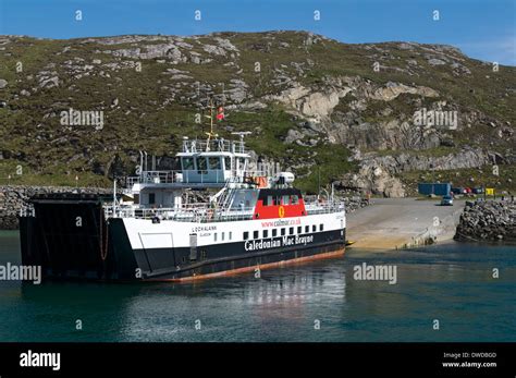 The Caledonian Macbrayne Ferry The Loch Alainn At The Island Of