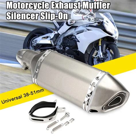 Mm Mm Universal Motorrad Roller Atv Auspuff Schall D Mpfer Rohr