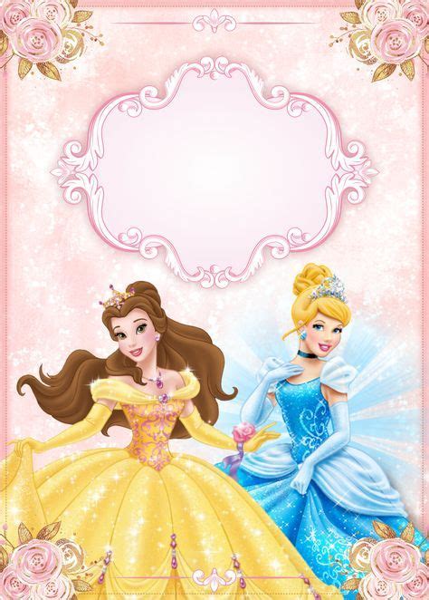 Etiqueta Escolar Princesas Disney 8 OrigamiAmi Convites Princesa Da