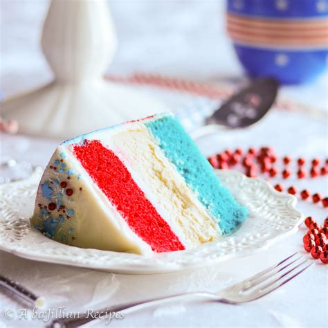 Red White And Blue Cheesecake Cake A BaJillian Recipes