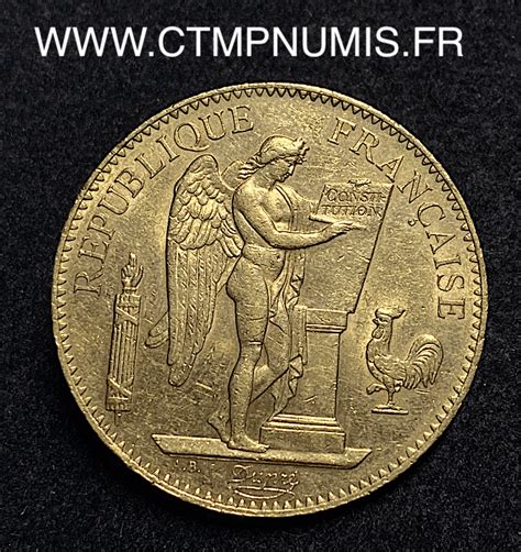 Francs Or Iii Republique Genie A Paris Ctmp Numis Achat