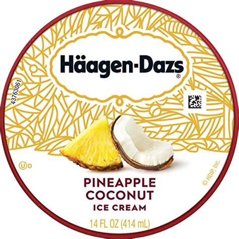 Haagen Dazs Pineapple Coconut Ice Cream 14 Oz Frozen Pricepulse