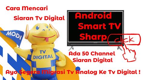 Gampang Cara Mencari Siaran Tv Digital Sharp Inch Android Smart Tv