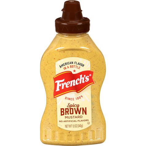 Frenchs Spicy Brown Mustard Shop Mustard At H E B