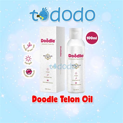 Jual Doodle Telon Oil Minyak Telon Aroma Green Tea Ml Shopee