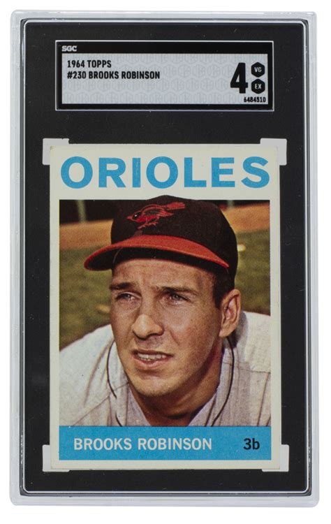 Brooks Robinson 1964 Topps 230 SGC 4 Pristine Auction