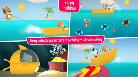 Little Tiger Fire Truck Spaceship Submarine Games For Kids App On