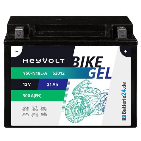 Gel Motorradbatterie V Ah Ah Ah Y N L A C N L A