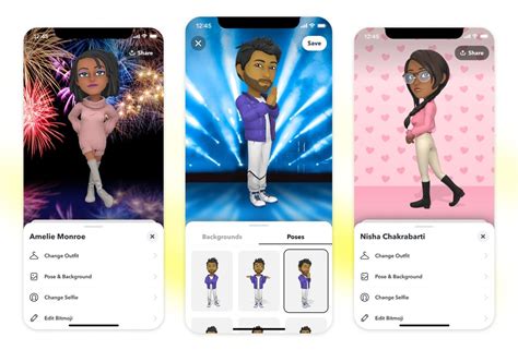 Les Profils Snapchat Se Dotent D Un Nouveau Look Avec Des Bitmoji 3D