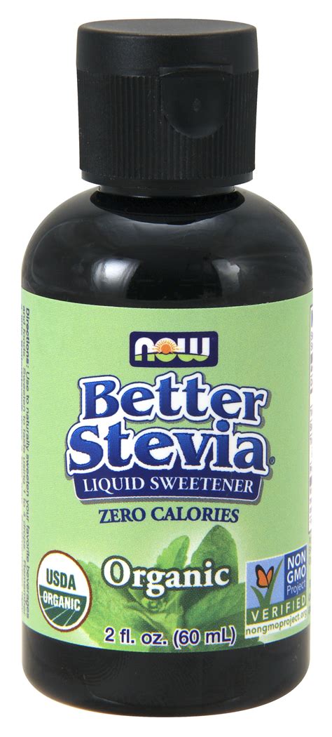 NOW Foods Better Stevia Organic Liquid 2 Ounce Walmart Walmart