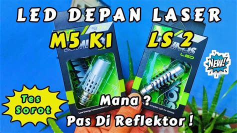 Lampu Depan Led Laser Luminos Hi Low Ls M K Motor Mobil Warna