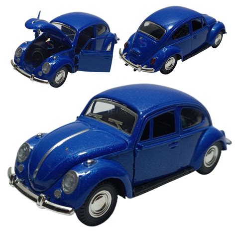 Carrinho De Ferro Fusca Fusquinha Abre Porta Cap Fric O Miniatura