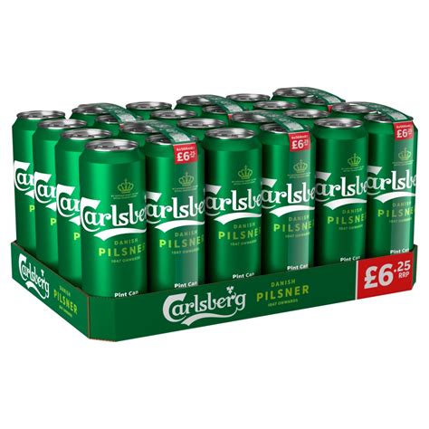 Carlsberg Danish Pilsner Lager Beer 4 X 568ml Can Pmp £625 Best One