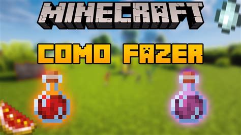 Como Fazer A PoÇÃo De Cura E RegeneraÇÃo No Minecraft Youtube