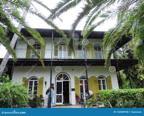 Hemingway House in Key West, Florida Stock Photo - Image of building ...