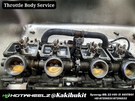 Throttle Body Service Synchronisation Honda Cb Superfour