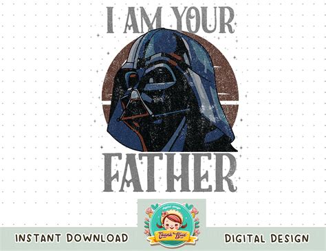 Star Wars Darth Vader I Am Your Father Retro png - Inspire Uplift