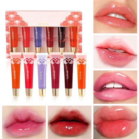 Niviya Clearance Lip Butters 6pc Clear Lip Gloss Pack Lip Oils With