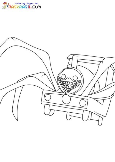 Choo Choo Charles Coloring Pages