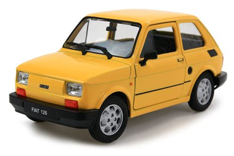 MODEL METALowy Fiat 126 Maluch SKALA 1 21 WELLY 10175951841 Allegro Pl