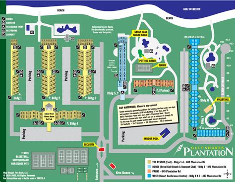 Map Of Gulf Shores Plantation - Arleen Michelle