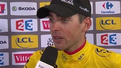 VIDEO Tony Gallopin Le Maillot Jaune C Est Fort