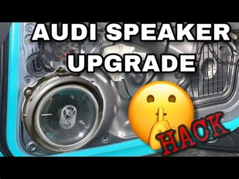 Audi A A Front Door Speaker Upgrade Diy Step By Step No After