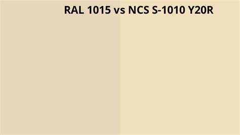 Ral 1015 Vs Ncs S 1010 Y20r Ral Colour Chart Uk