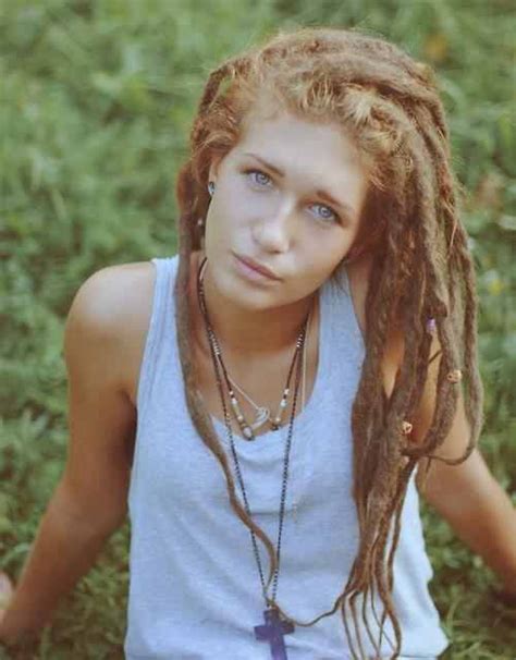 Ginger Dreadlocks Girl Dreads Girl Rasta Girl