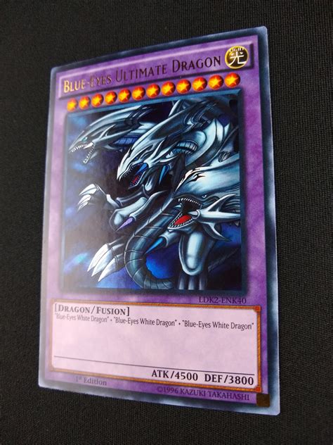 Blue Eyes Ultimate Dragon Ldk Enk Ultra Rare St Edition