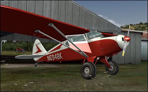 Piper Pacer Red Taildragger | Piper, Flight simulator, Lionheart