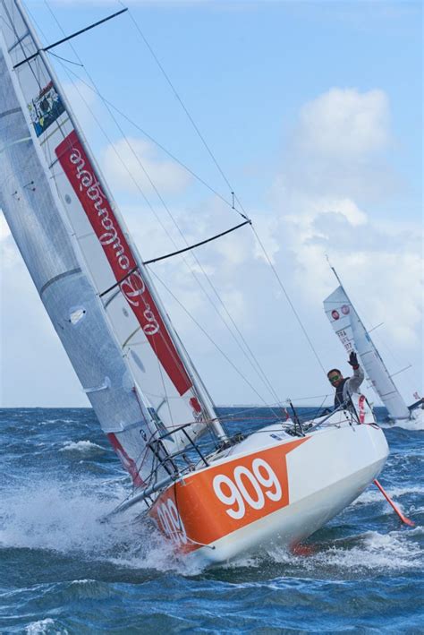 Mini Transat En Solitaire S Bastien Gueho En Me Place Voile