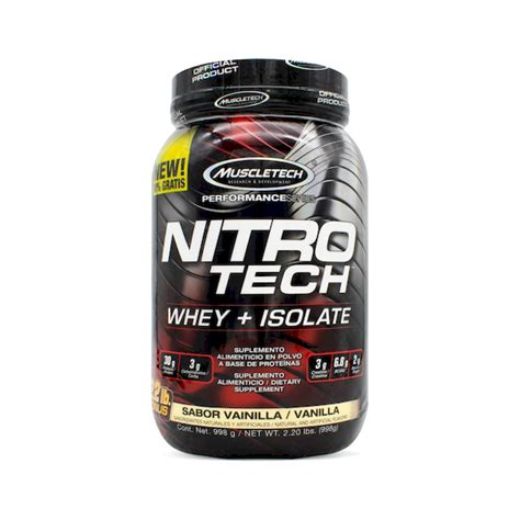 Muscletech Suplemento Alimenticio Nitro Tech Vainilla Desde 1 149 90