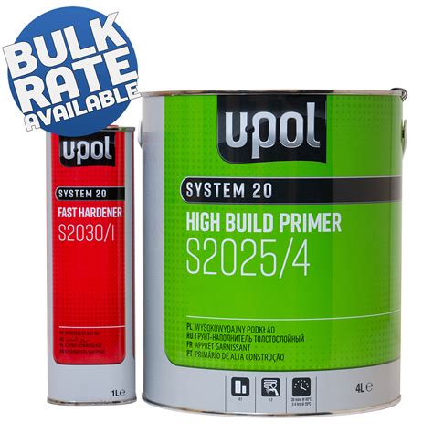 Upol S High Build Primer Litre Kit Trade Car Paints Bulk Prices