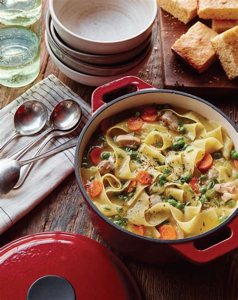 Chicken Soup with Leeks and Wide Noodles | Carla Snyder