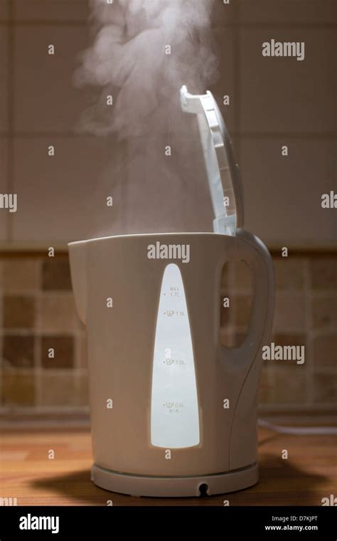 A Boiling Kettle Stock Photo Alamy