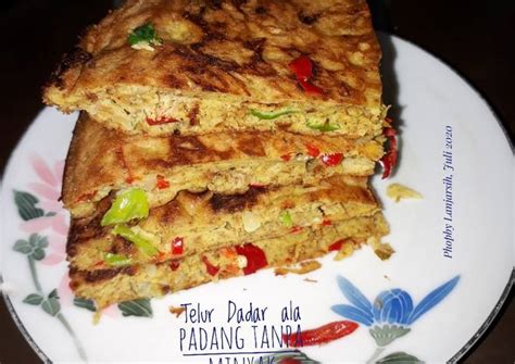 Resep Telur Dadar Ala Padang Tanpa Minyak Oleh Lanjarsih Mama Fifian