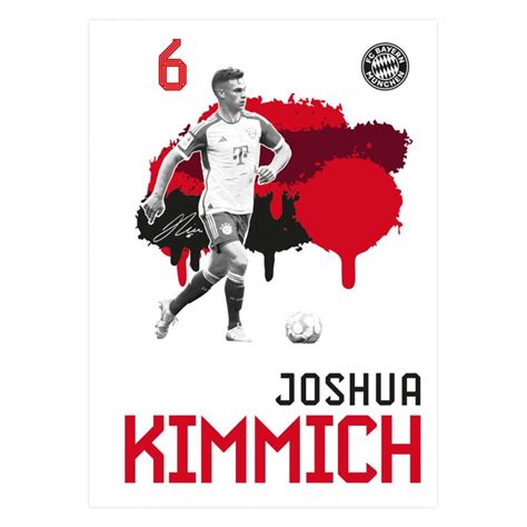 Wall Sticker FC Bayern Joshua Kimmich 2023 24 48x70 Cm Wall Art Dk