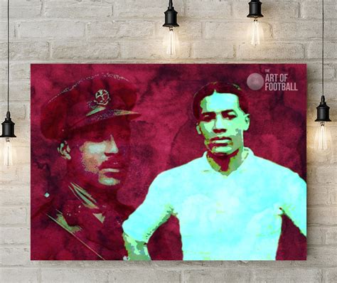 Northampton Town Fc Walter Tull Iconic Legend Canvas Print