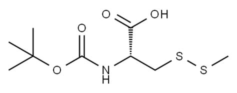 L Alanine N 1 1 Dimethylethoxy Carbonyl 3 Methyldithio CAS