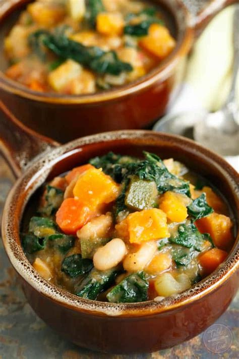 Butternut Squash White Bean Kale Stew Table For Two® By Julie Chiou