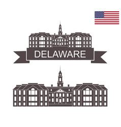 Great Seal Of Delaware Royalty Free Vector Image