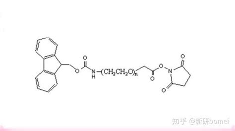 Fmoc NH PEG SCM芴甲氧羰基 亚胺 PEG 琥珀酰亚胺乙酸酯 可以增加溶解度 知乎