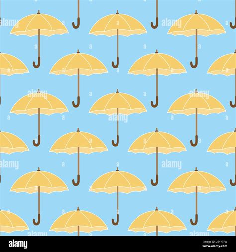 Umbrella Vector Seamless Pattern For Wallpaper Textile Surface