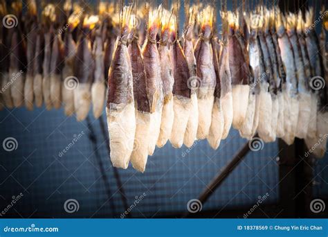 Dried Salted And Smoked Squid Calamari And Fish Seafood In Russian